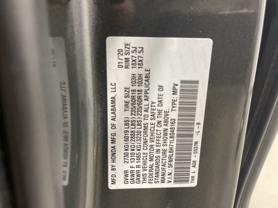 2020 Honda Odyssey EX-L