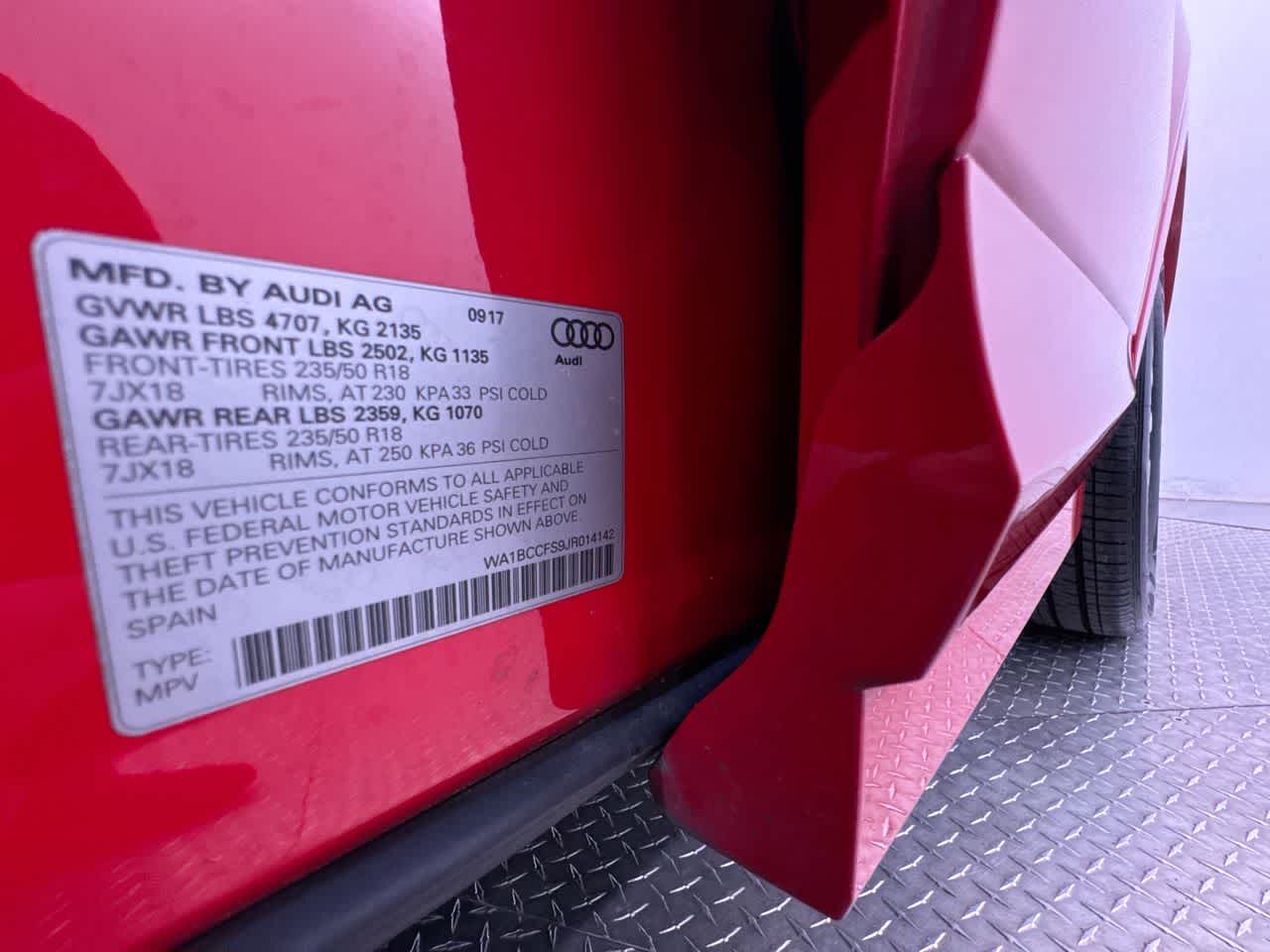 2018 Audi Q3 Premium