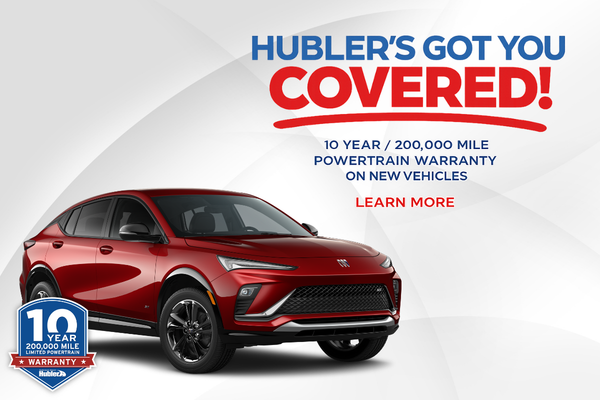 Hubler 10 year, 200,000 mile Powertrain Warranty.